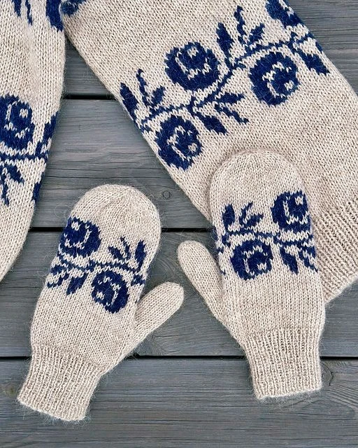Rosie Mittens by LE KNIT by Lene Holme Samsøe