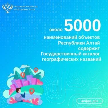 4875 наименований объектов Республики Алтай внесено в Государственный каталог географич...
