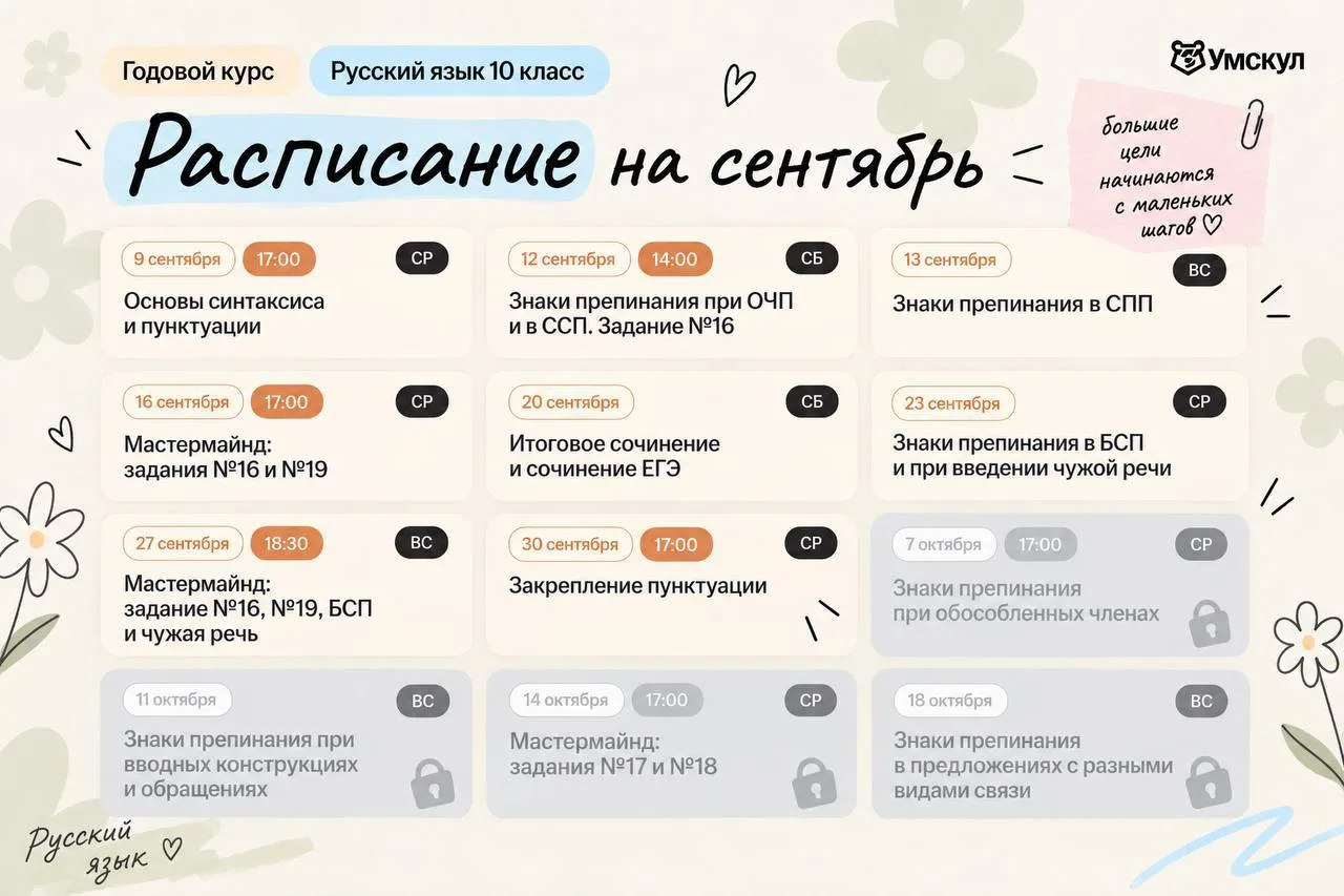 Годовой курс заканчивается?!