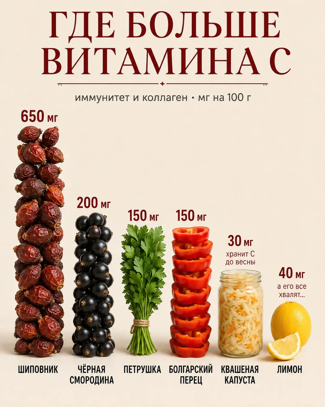 4 витамина, которые ищут чаще всего — и почти всегда не там