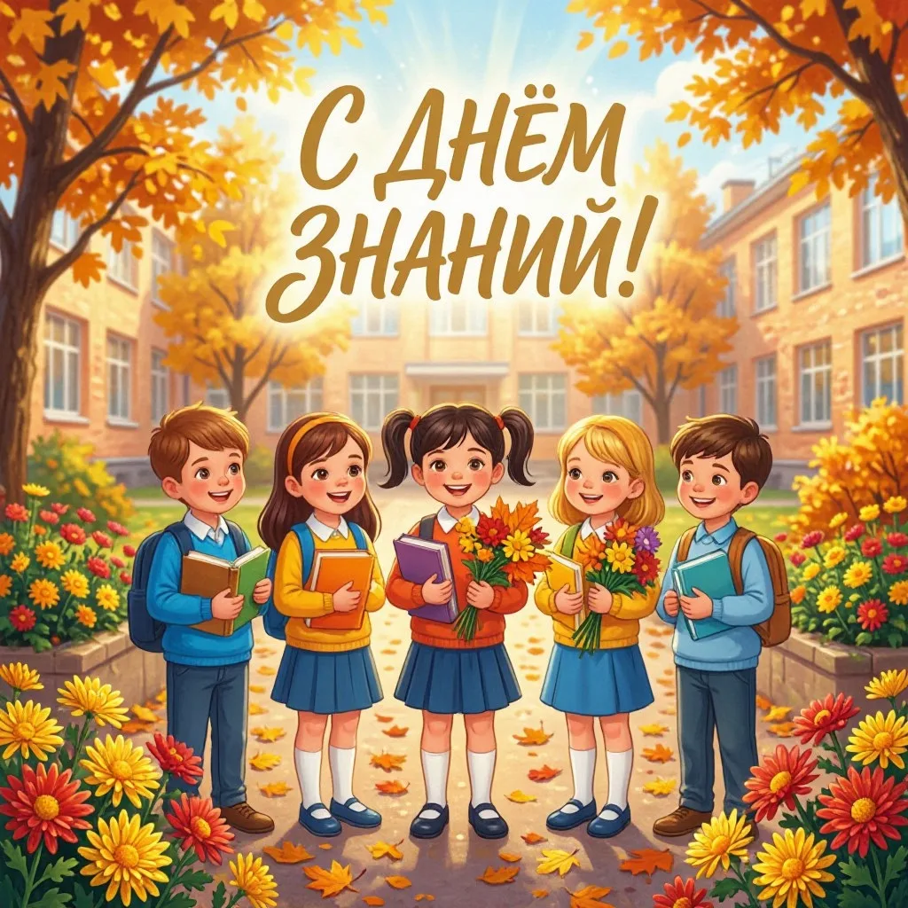🎉 С Днём Знаний, дорогие ученики, родители и педагоги! 🎉