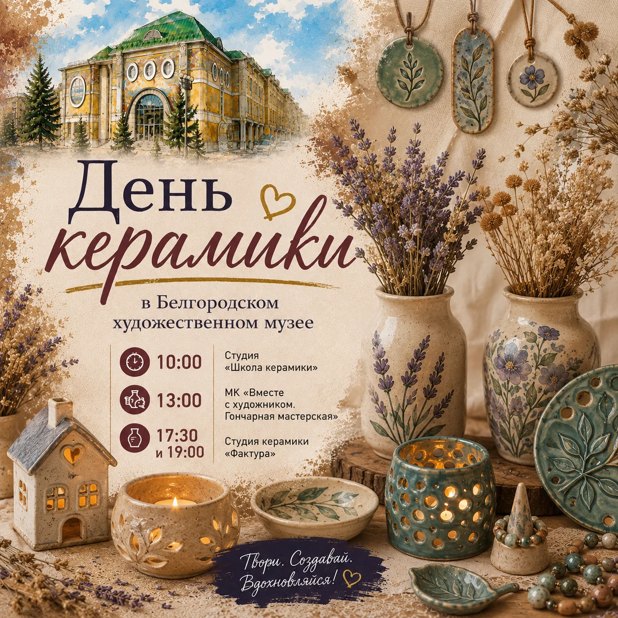 🏺 День керамики в Белгородском художественном музее!
