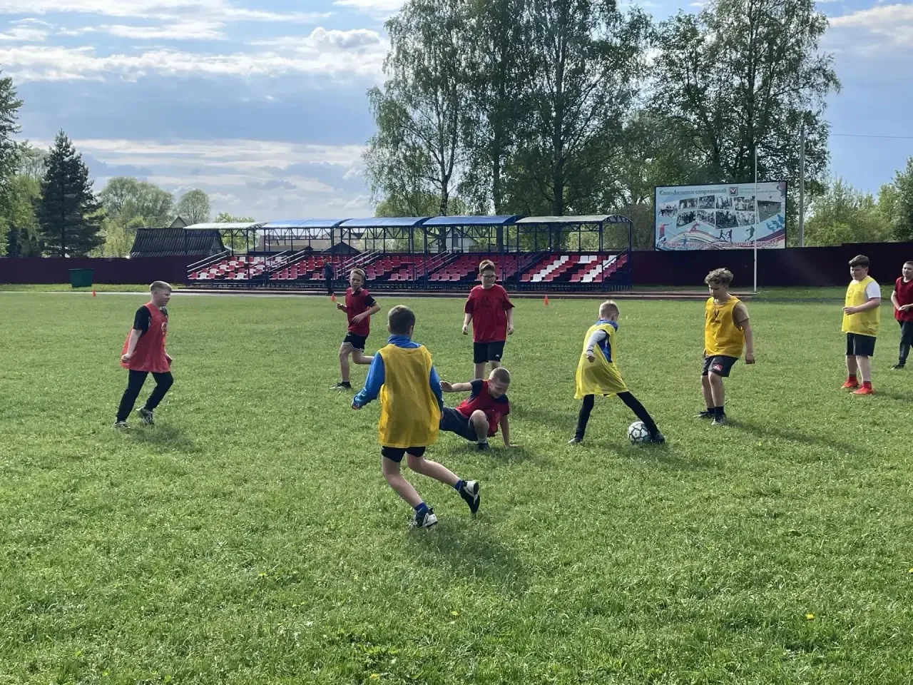 Тренировка по футболу.⚽️