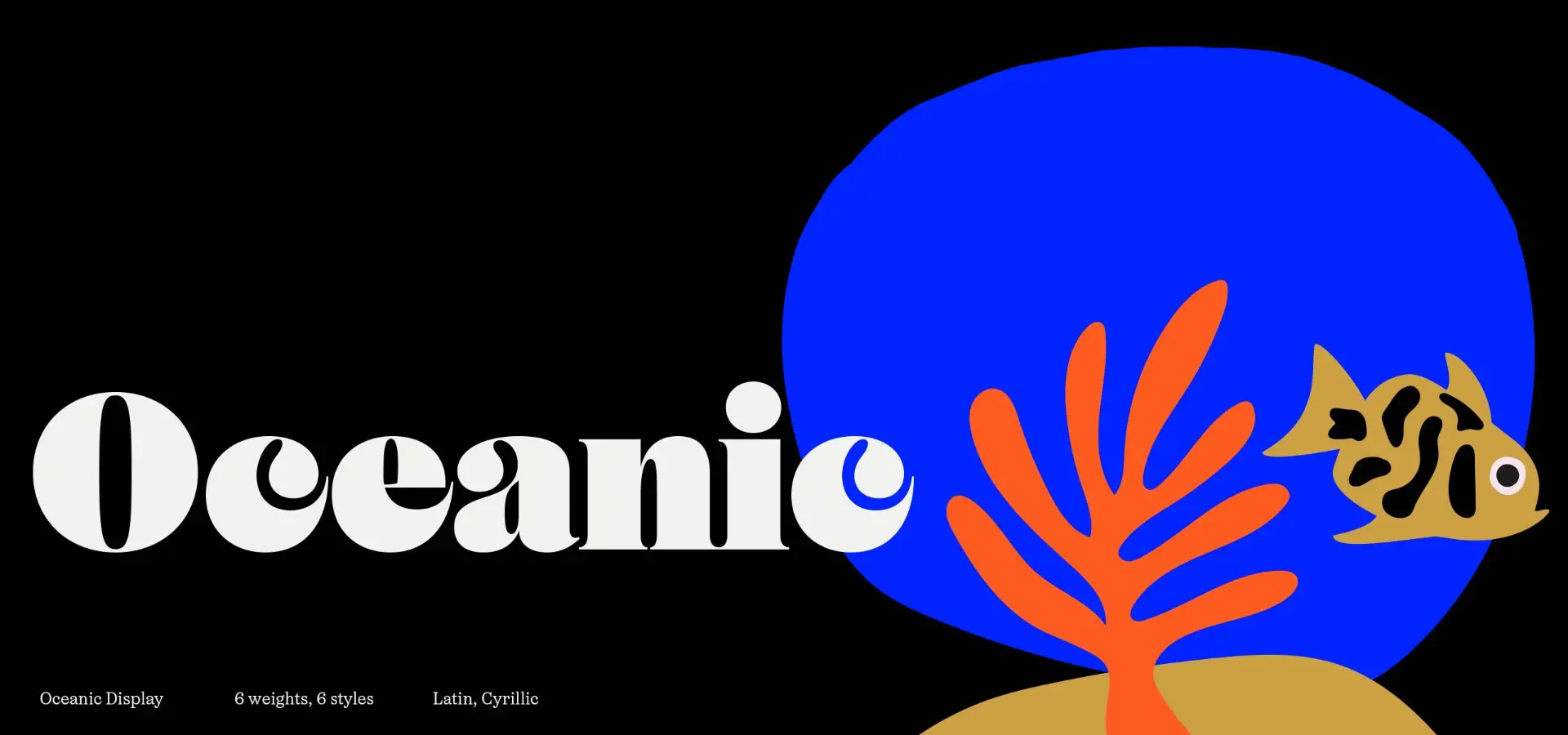 Шрифт Oceanic
#Антиква
Красивый, крупный и изящный шрифт в стиле антиква. В архиве триал версия 6 га