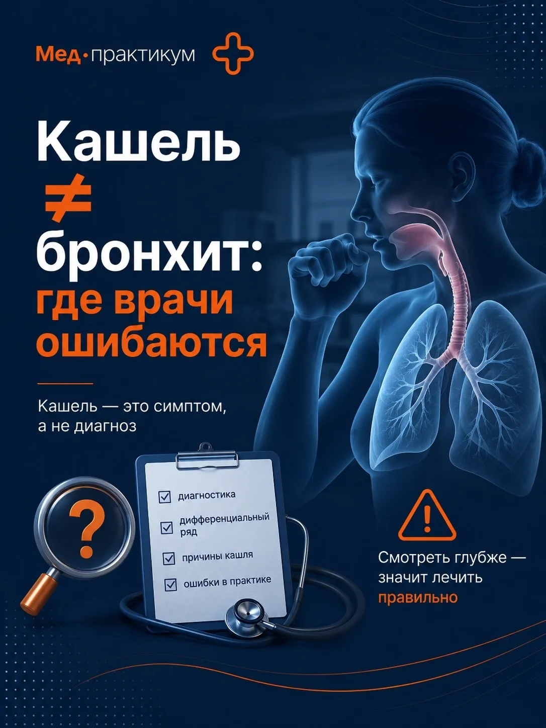 🫁 Кашель ≠ бронхит: где врачи ошибаются