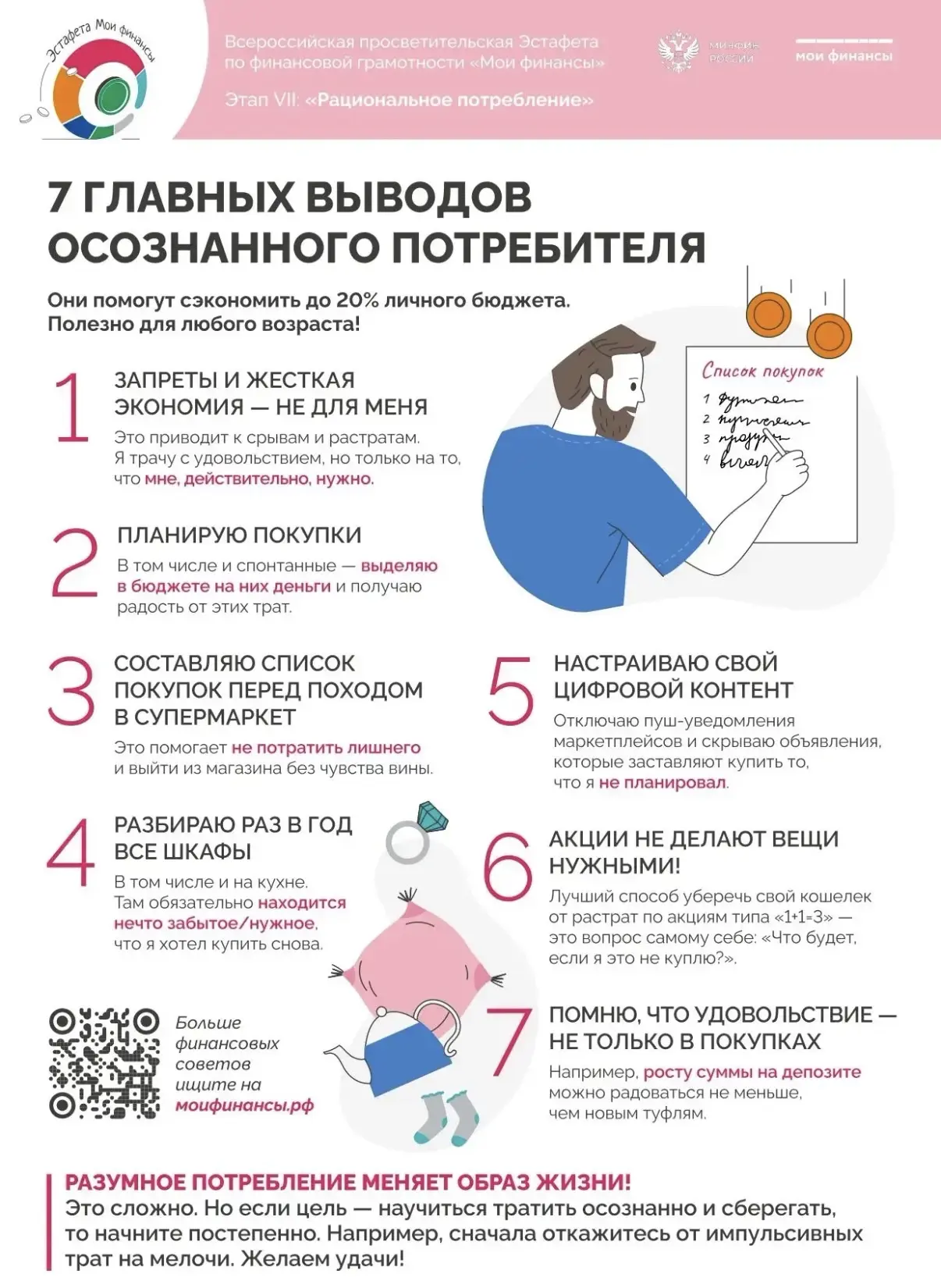 ✅Всероссийская просветительская эстафета «Мои финансы» - это масштабный проект по финан...