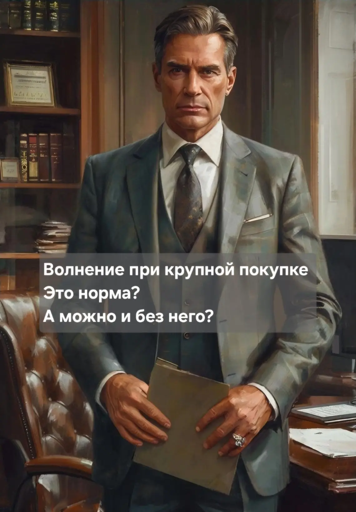 Крупные сделки всегда сопровождает тревога или волнение . Мы не покупаем авто или недви...