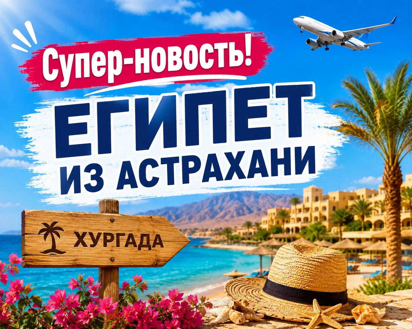 🚨 ШОК-НОВОСТЬ! 🚨

Кажется, этого ждали все любители Египта в Астрахани! 🔥🔥🔥

✈️ ПРЯМЫЕ РЕЙСЫ В 
