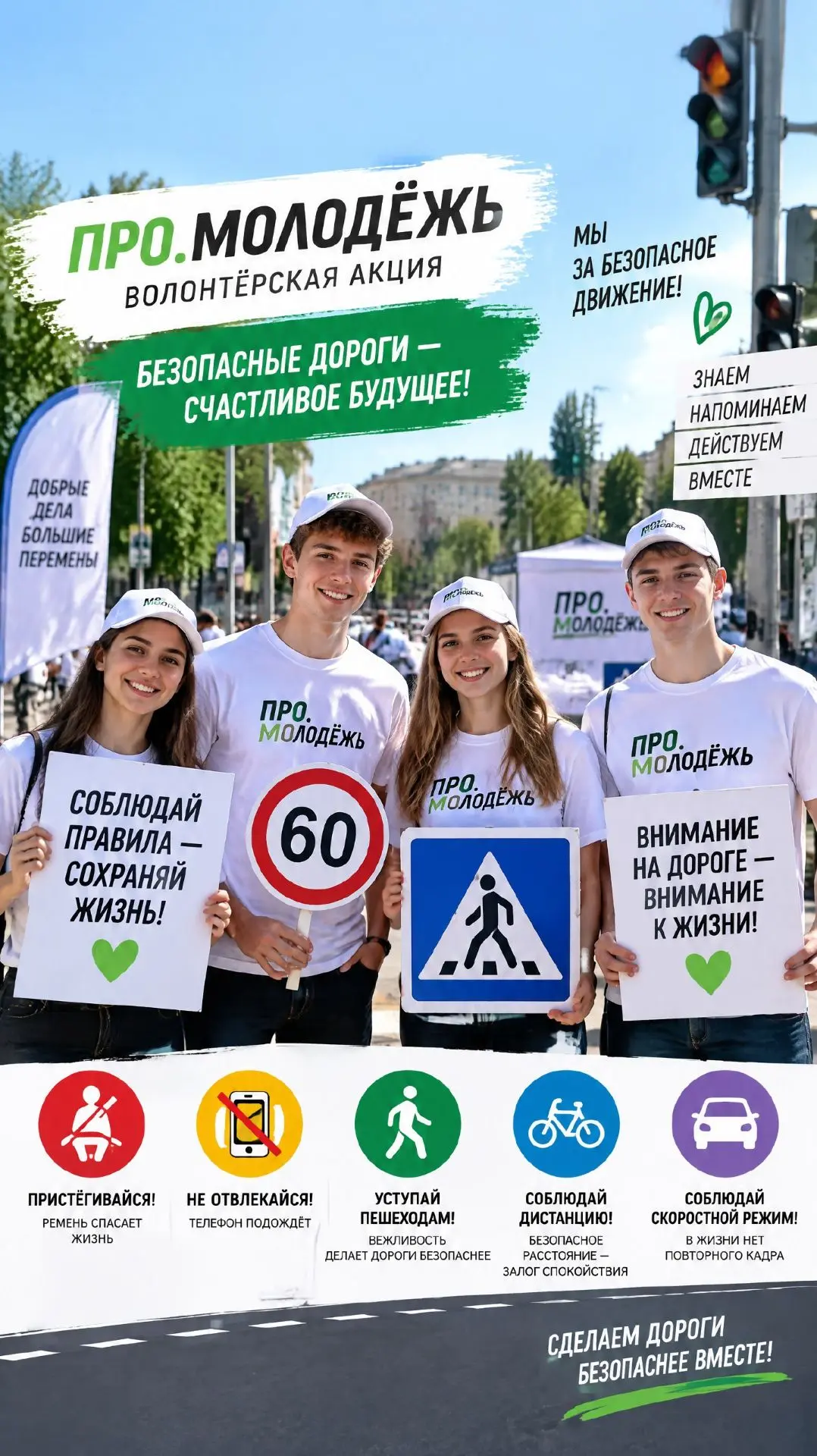 🔥 Молодежь за безопасность!