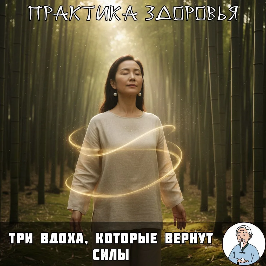 Дыхание для снятия усталости  Чувствуете, как к вечеру энергия утекает, а голова становится тяжёлой?