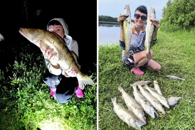 Омичка выловила в Иртыше крупных окуней и судаков 🎣 

Лучше всего рыба клевала на малька. Также в к