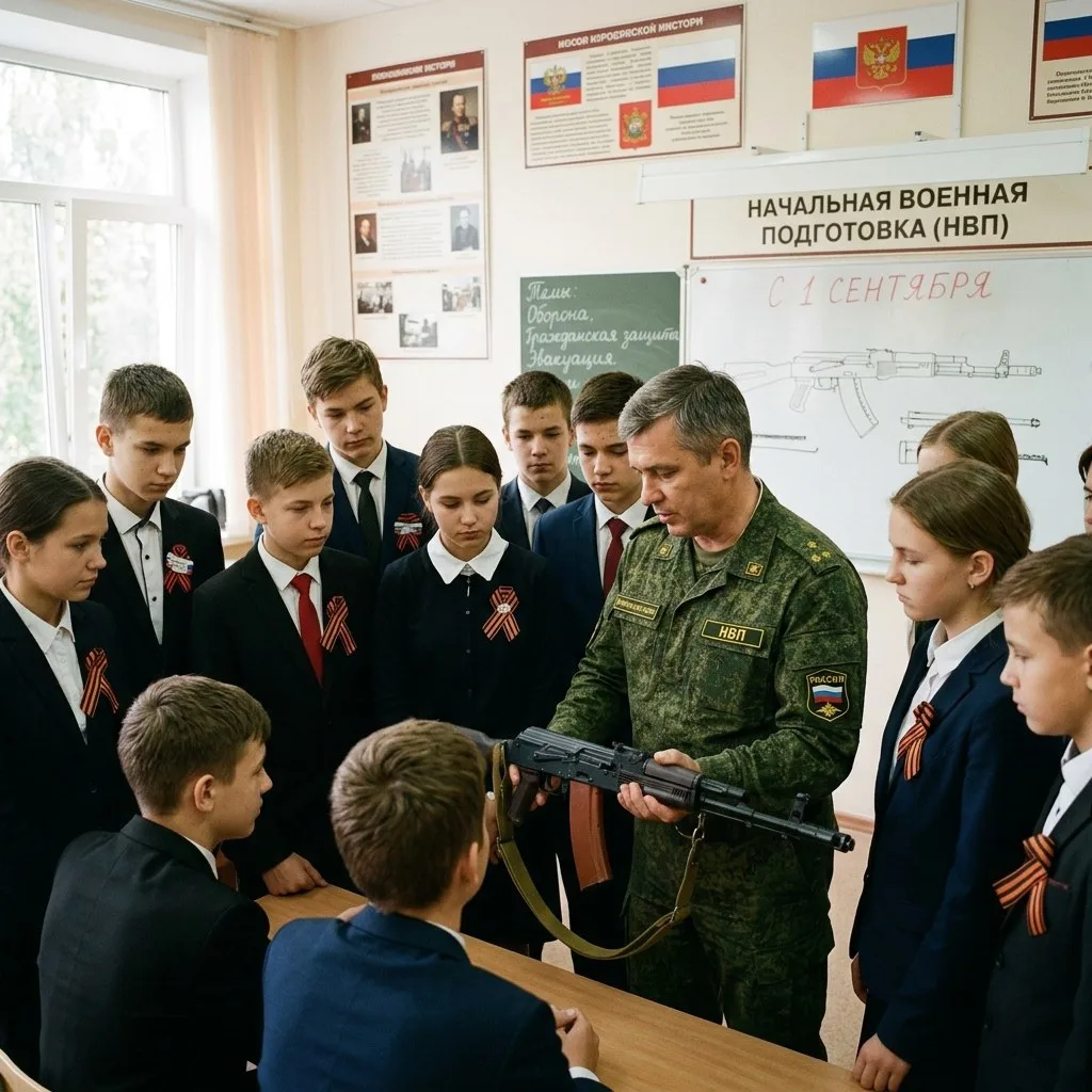 ⚡️С 1 сентября начальная военная подготовка станет обязательным предметом в школах