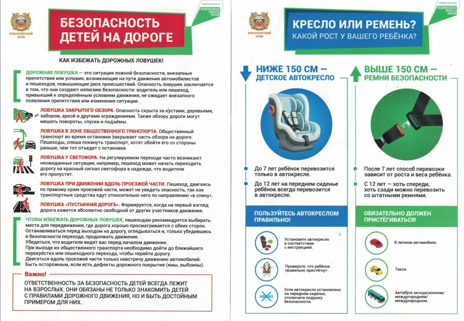 Ответственность за безопасность детей всегда лежит на взрослых. Мы обязаны не только знакомить детей