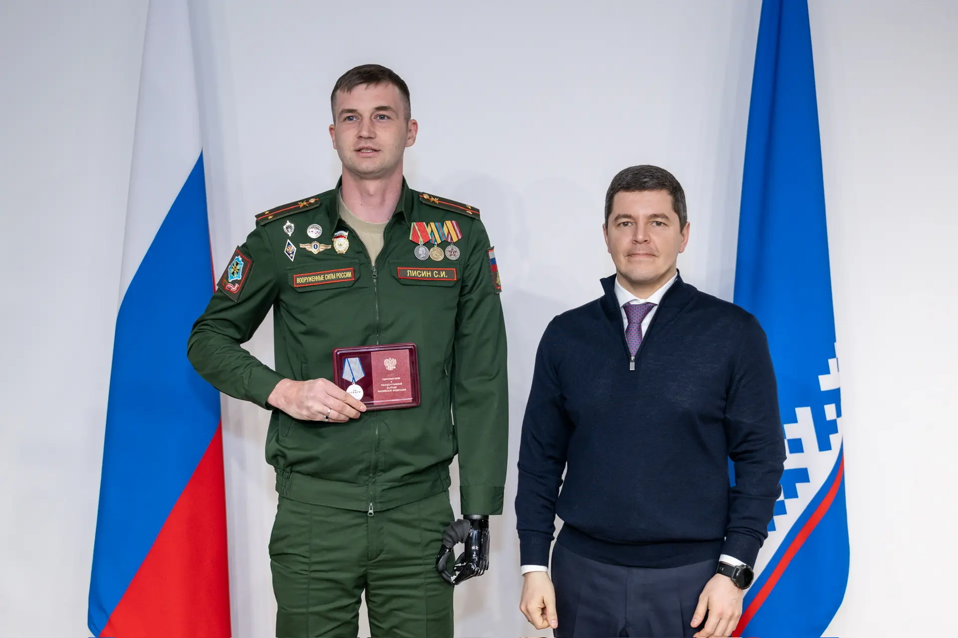 ⭐️Гордимся нашим героем: сотрудник департамента экономики награждён медалью «За отвагу»!