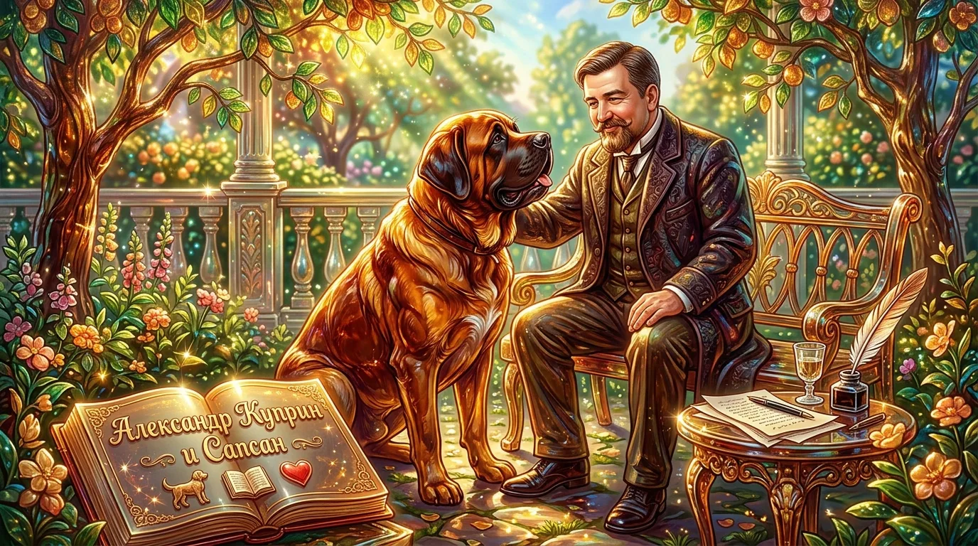 Александр Куприн и Сапсан 🐕📖❤️