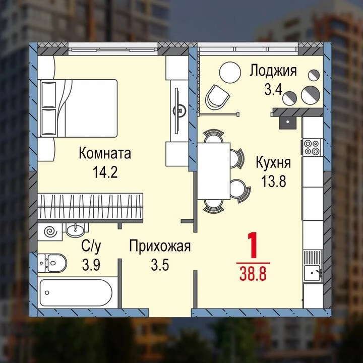 Старт – лучшее время, чтобы выбрать планировку под свой ритм жизни по отличной цене!  В новом ЖК «Ри