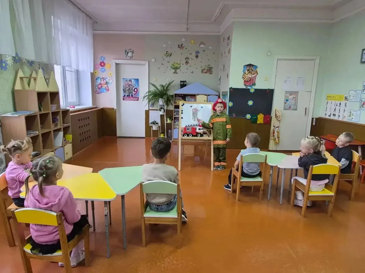 Сегодня в нашем детском саду был  проведён День пожарной безопасности!