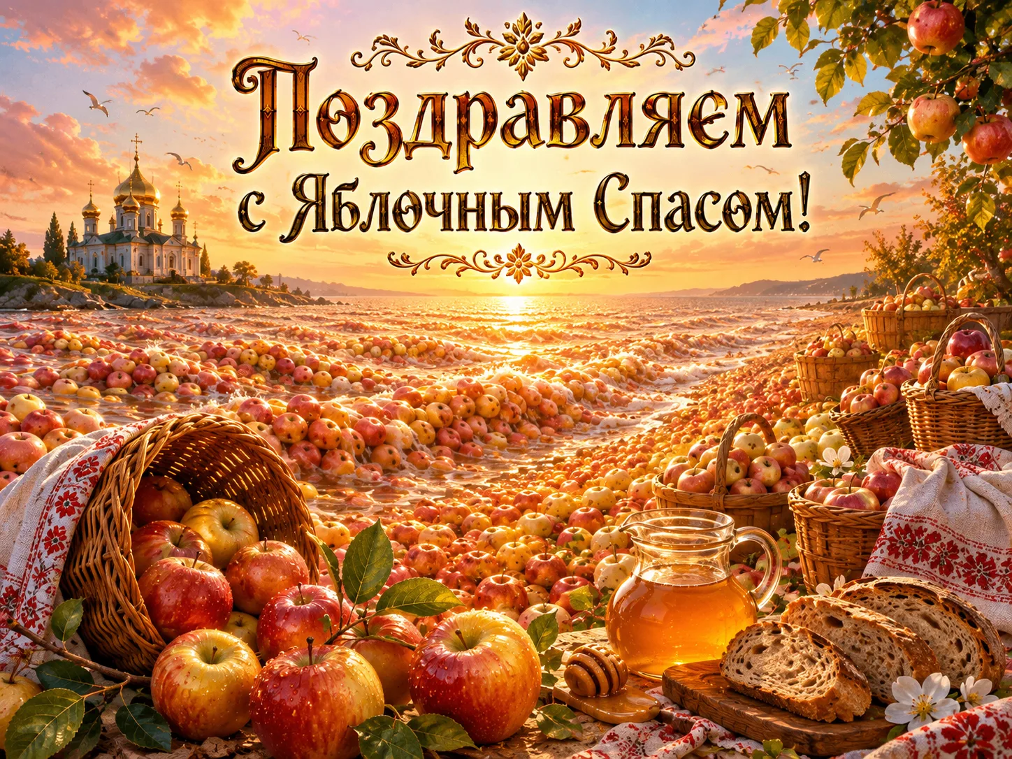 🎉 С Яблочным Спасом! 🎉Пусть этот светлый праздник будет наполнен теплом, уютом и радо...
