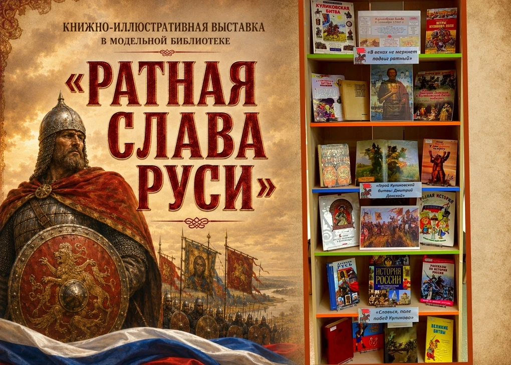 📚 В модельной библиотеке нашего города начала работу книжно-иллюстративная выставка «Р...