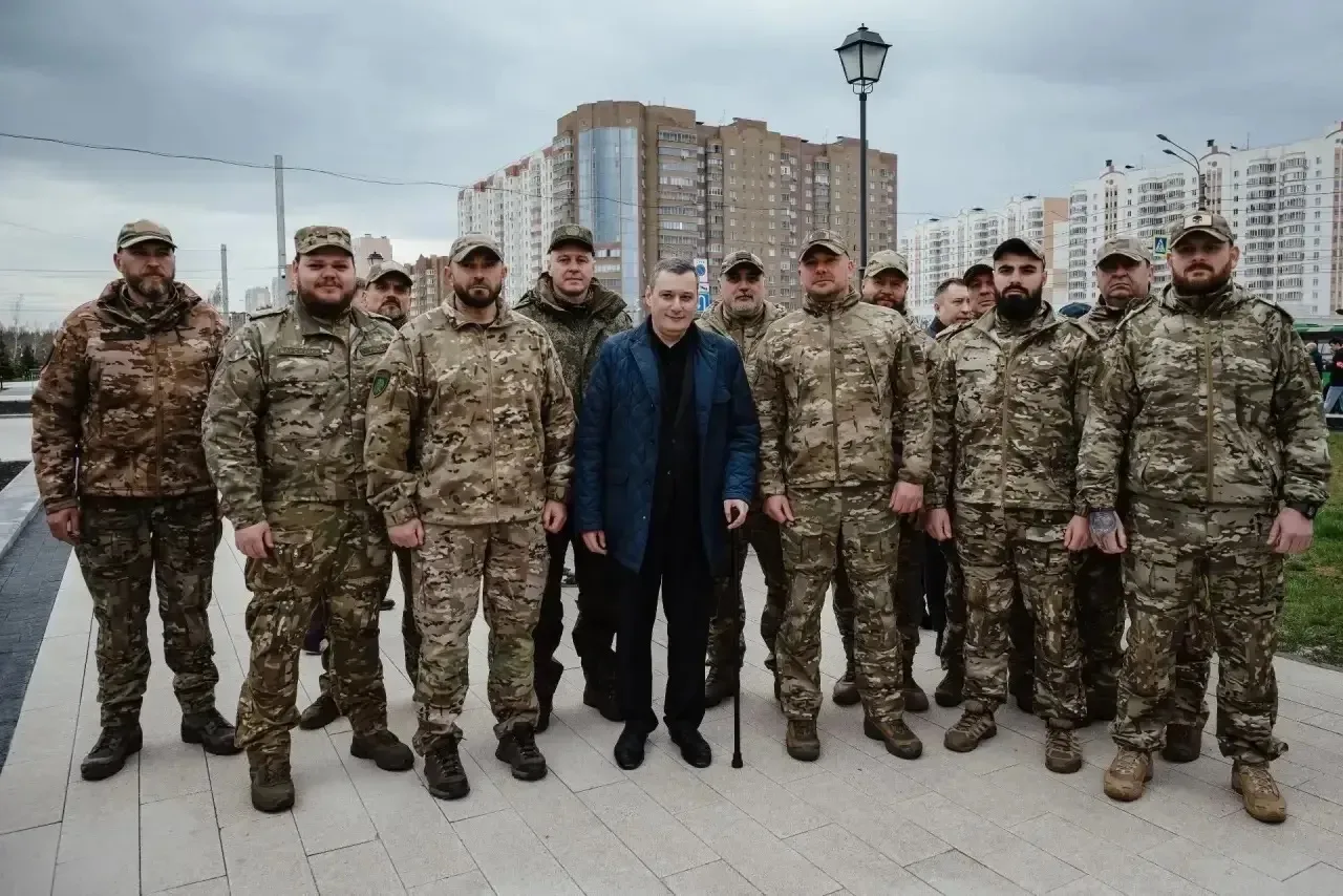 Добровольцы бригады «БАРС-Курск» приняли участие в торжественных мероприятиях, посвящен...
