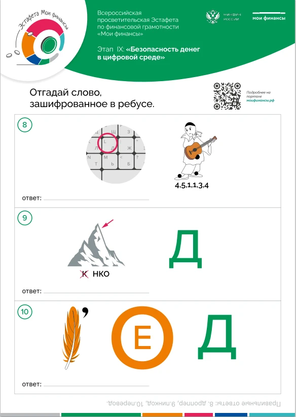 Отгадай слово, зашифрованное в ребусе