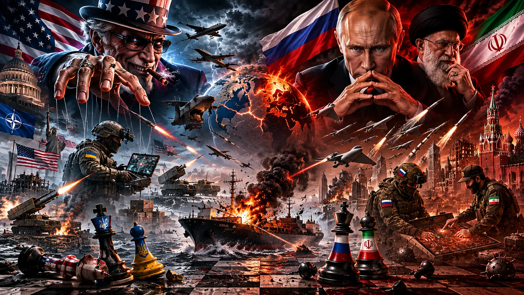 💥 Война коалиций. США и Украина против России и Ирана

Вчера Киев атаковал иранское торговое судно 