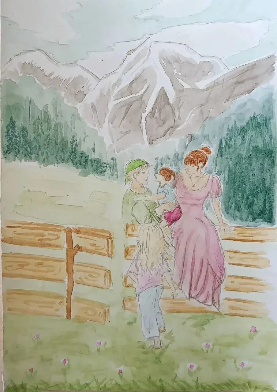✨ В честь Дня защиты детей ученица нашего лицея Ахмедова Элина нарисовала замечательный...