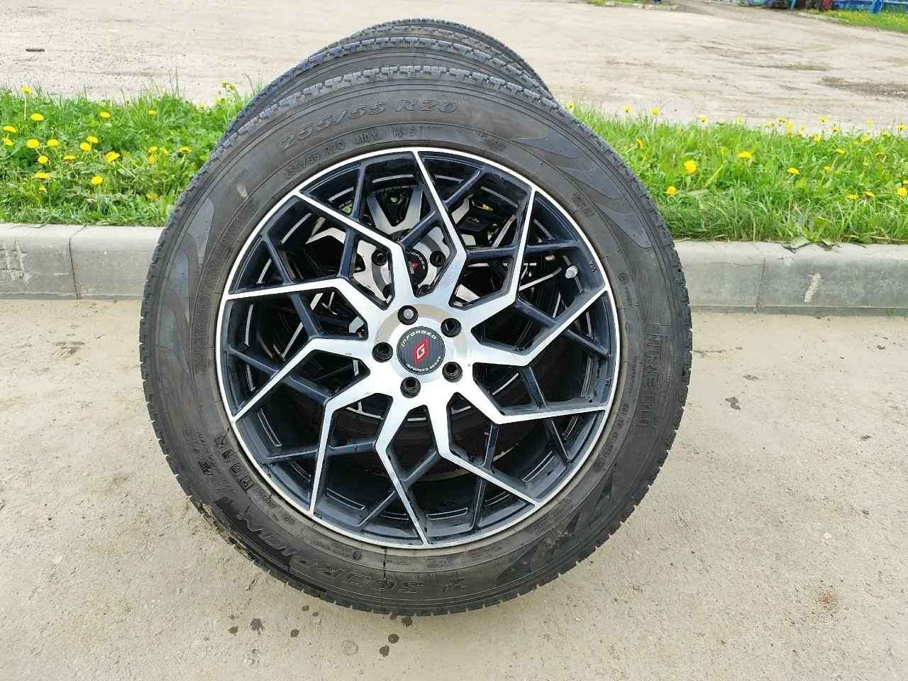 Продам комплект колес Pirelli scorpion verde 255-55-20 на литых дисках inforged ifg42 5-108 20" шири
