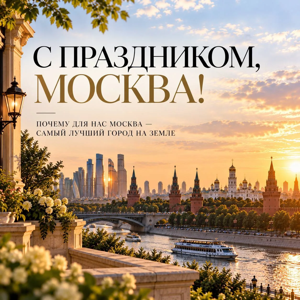 С Днём города, Москва! 🇷🇺