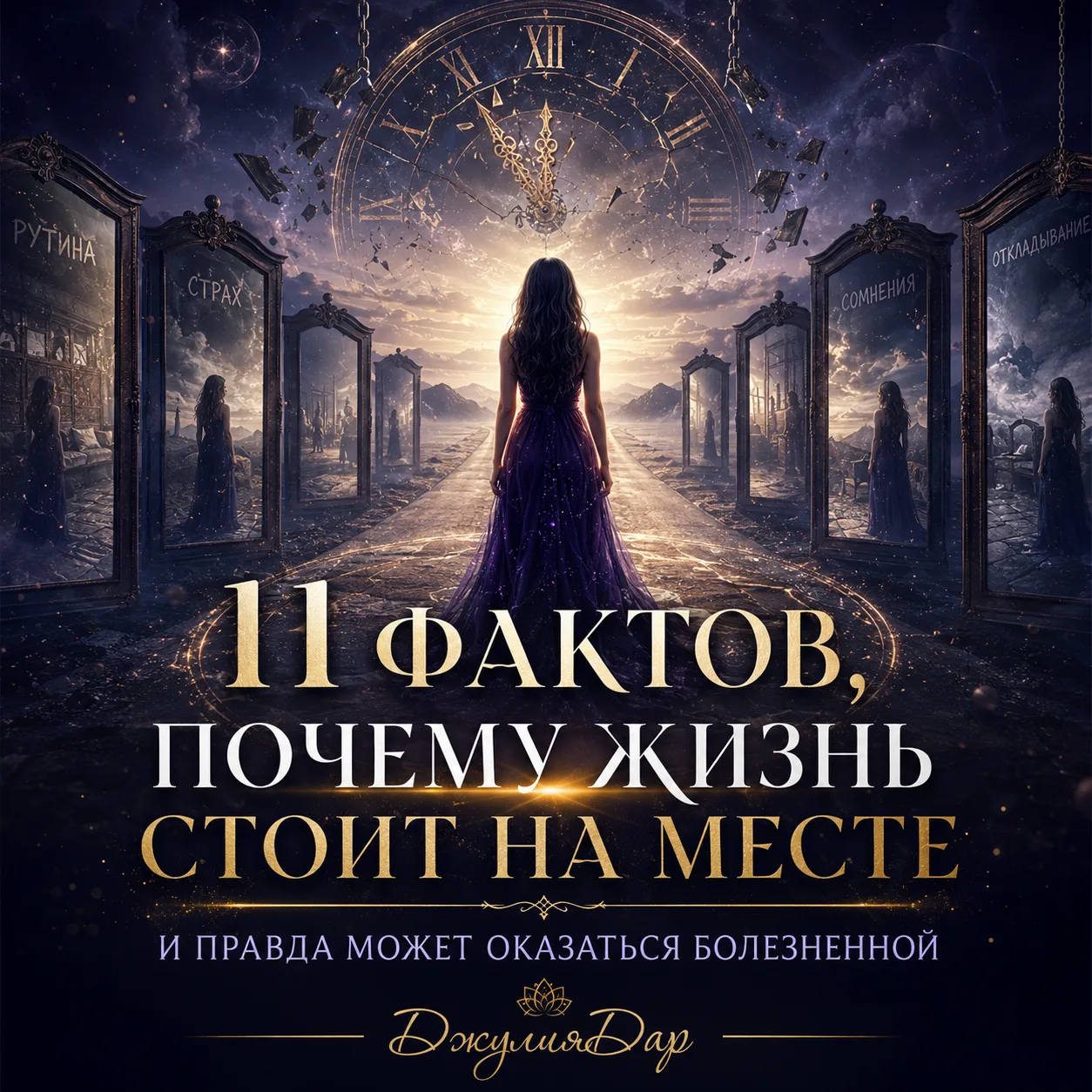 11 ФАКТОВ О ТОМ, ЧТО ТВОЯ ЖИЗНЬ СТОИТ НА МЕСТЕ НЕ ИЗ-ЗА СУДЬБЫ
