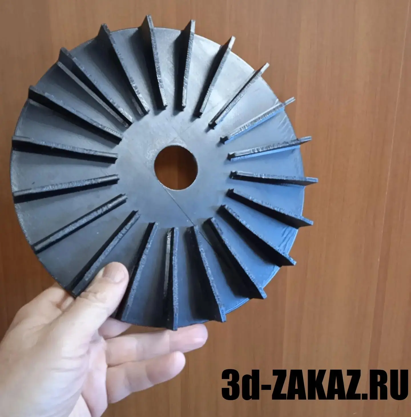 Усиленная крыльчатка для газонокосилки. 3д печать