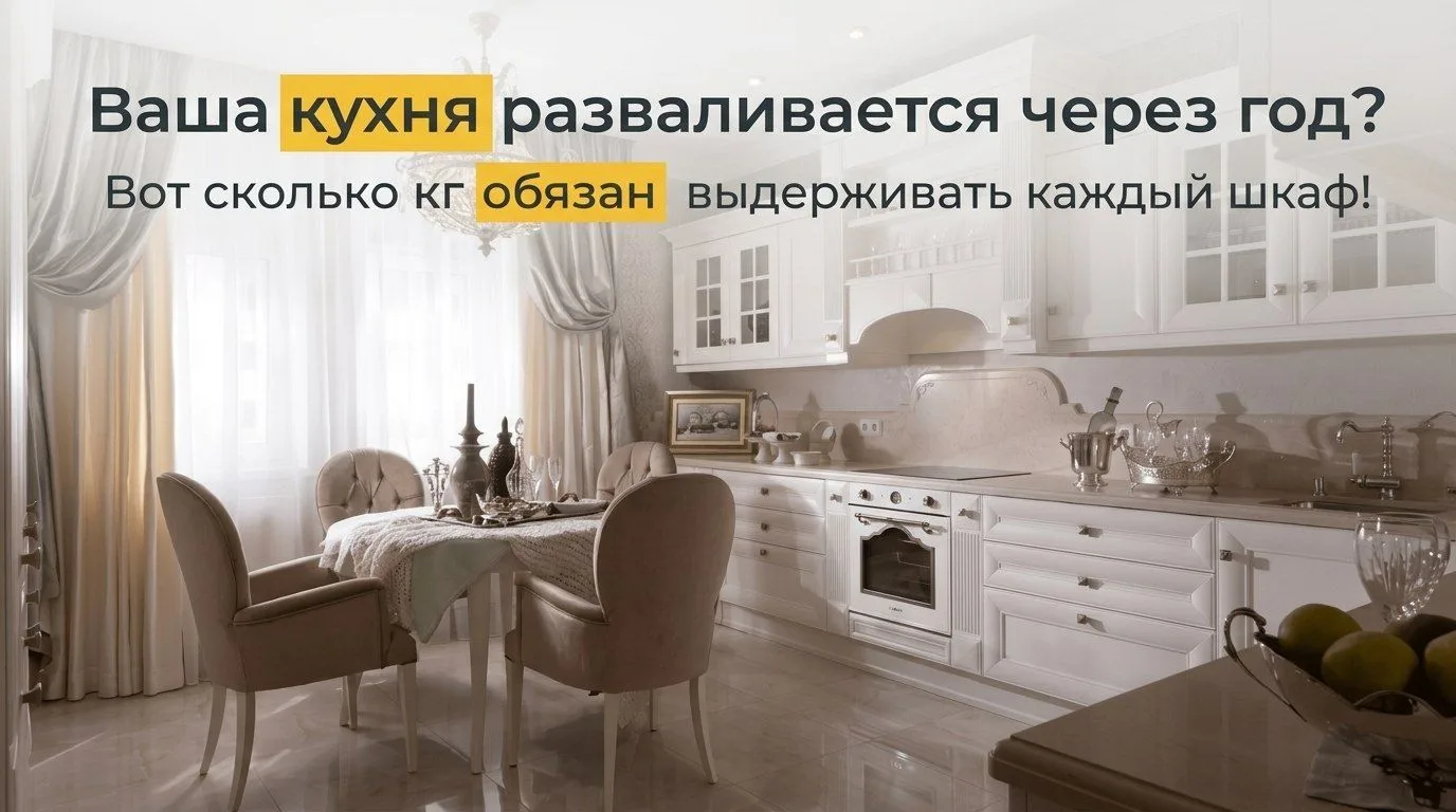 Представьте: вы достаёте из верхнего шкафа чугунную кастрюлю, а он даже не скрипнул. Не...
