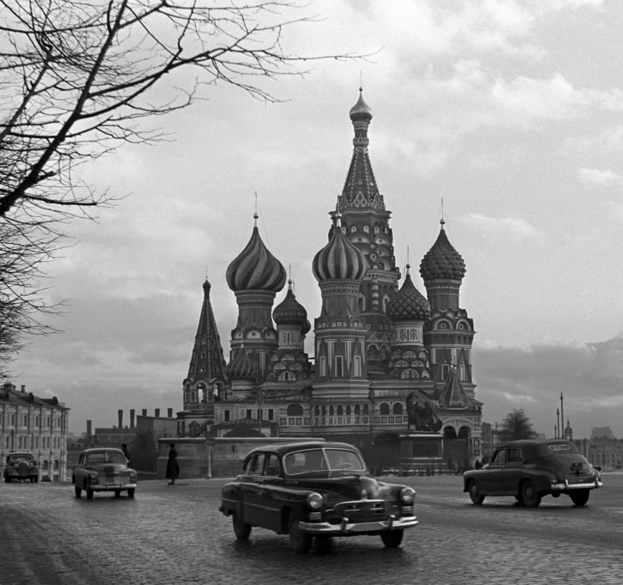 Собор Покрова Пресвятой Богородицы (Храм Василия Блаженного), СССР, 1955 год.