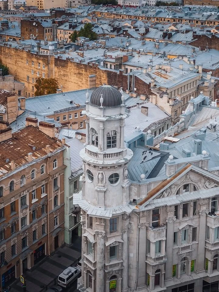 😍 Над крышами осеннего Петербурга
