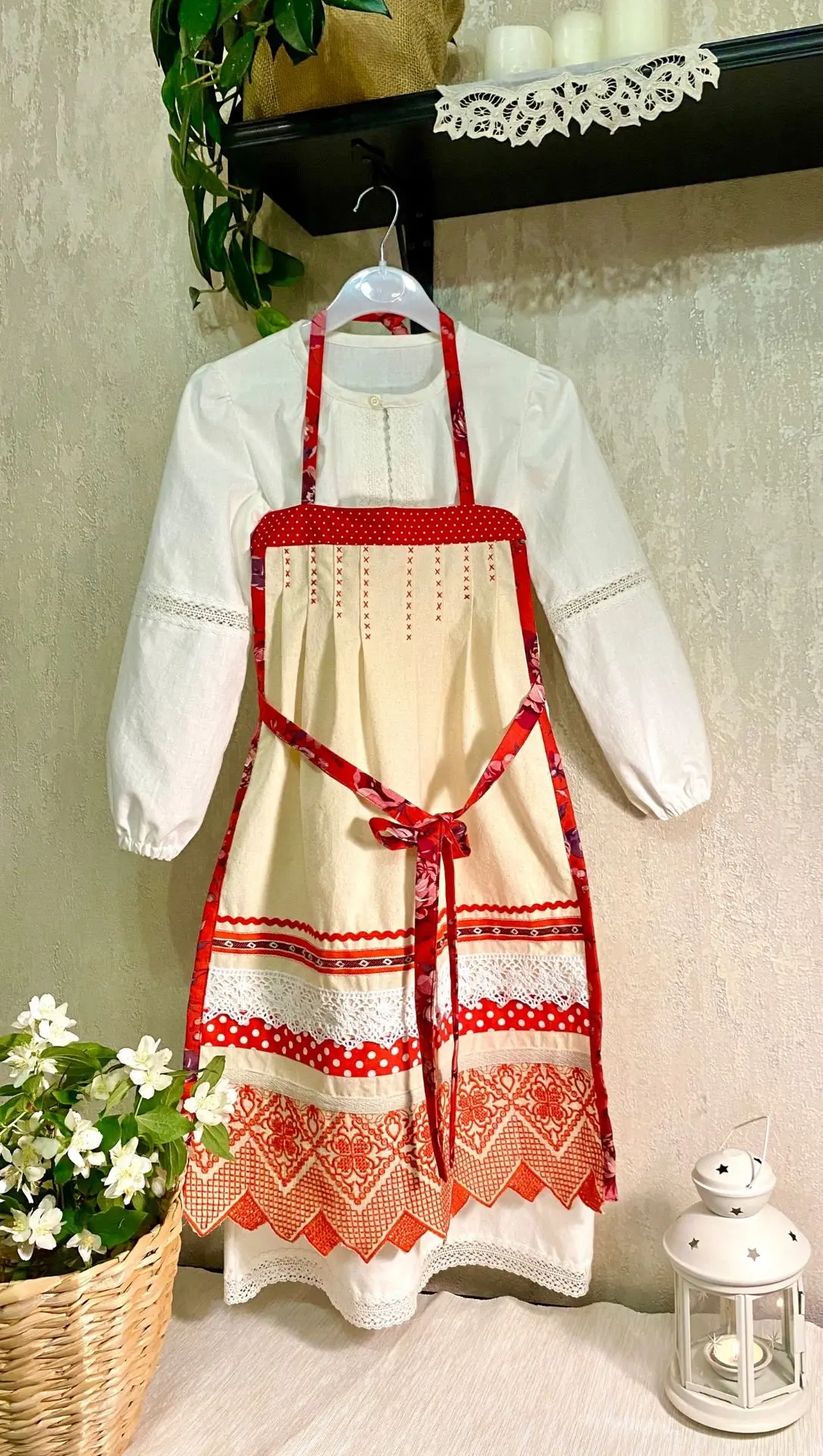 Продается, русский народный костюм детский - рост девочки 122 ( можно и на 116-можно не...