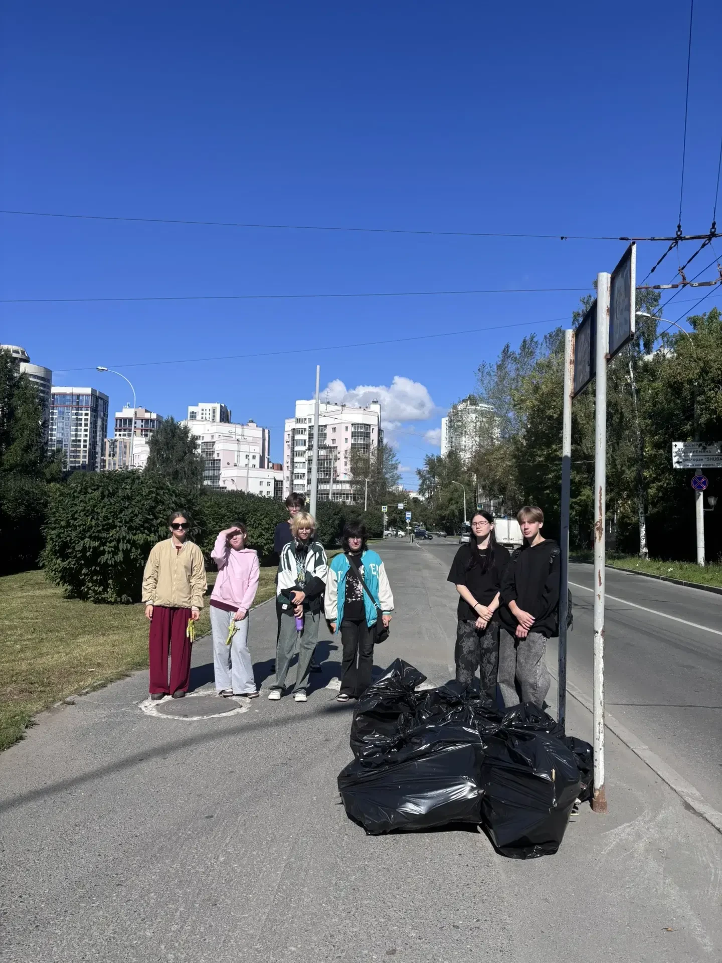 📅Вчера, 18.08.26 Наши ребята из трудового отряда "Космос" приняли участие в волонтёрск...