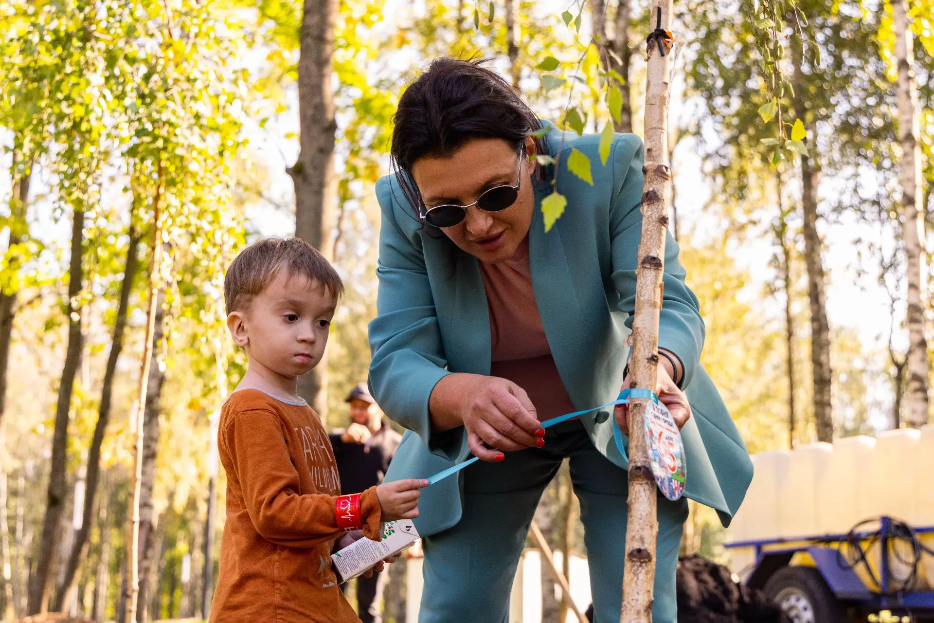 🌳В Центральном парке продолжается масштабное озеленение