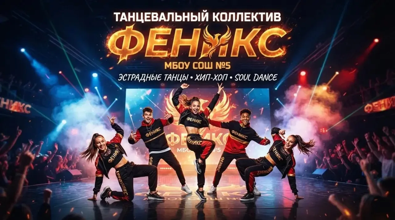 🎉 Танцевальный коллектив «ФЕНИКС» открывает набор! 🔥