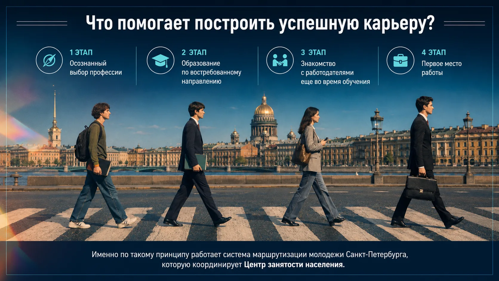 От выбора профессии – к успешной карьере 🎓
 
Санкт-Петербург вновь подтвердил статус одного из веду