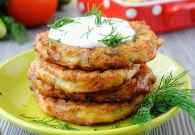 🍲 Пышные кабачковые оладьи на кефире