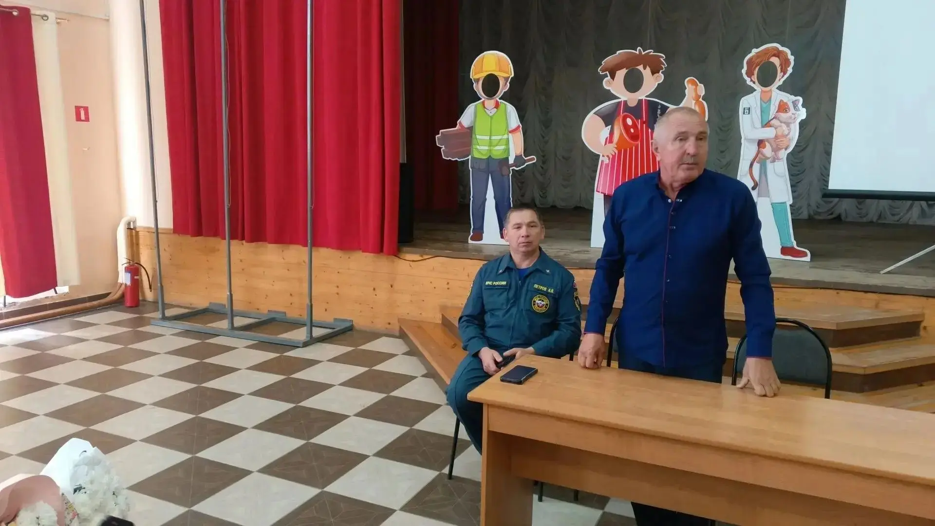 В первый учебный день в ОСП в пгт. Вурнары Чувашского аграрного колледжа прошел Всеросс...