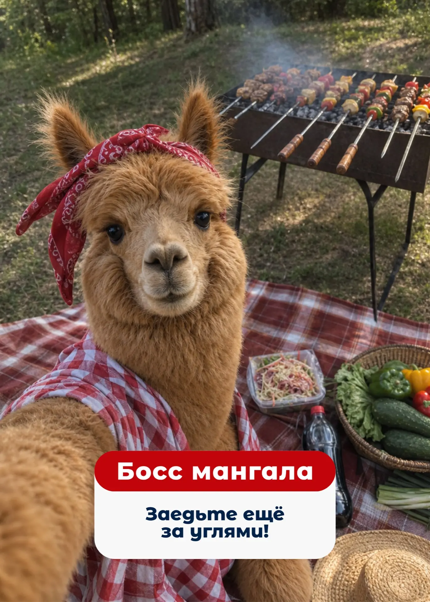 Пишите в комментариях, какая вы альпака на майских!