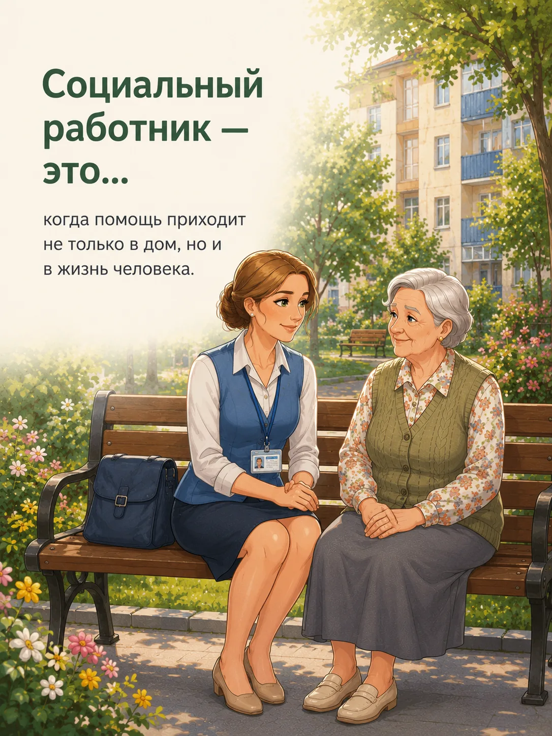 Есть профессии, в которых особенно важно быть человеком
⁣
Каждое утро социальные работники отправляю