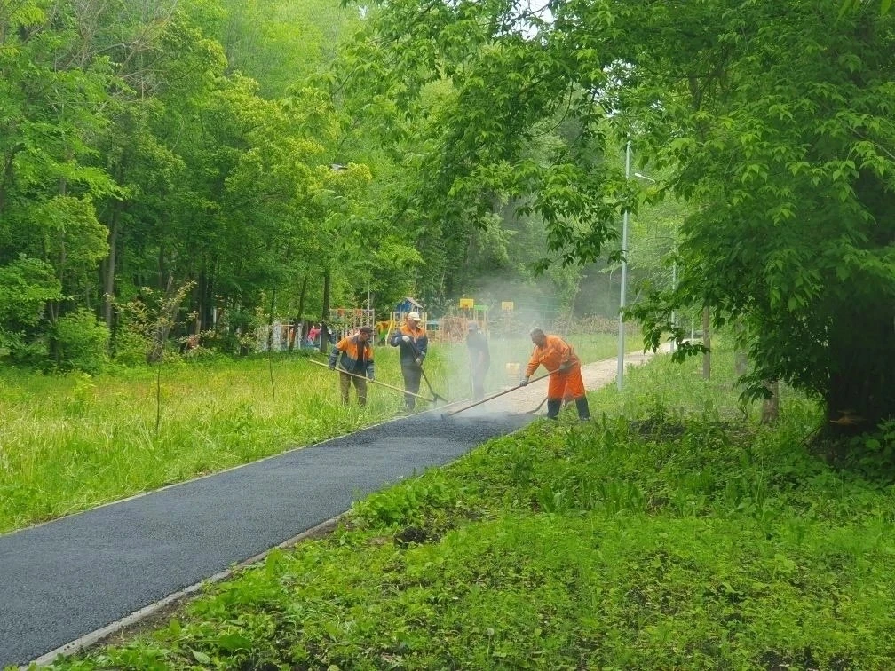 В парке Юности открыли новую благоустроенную аллею.