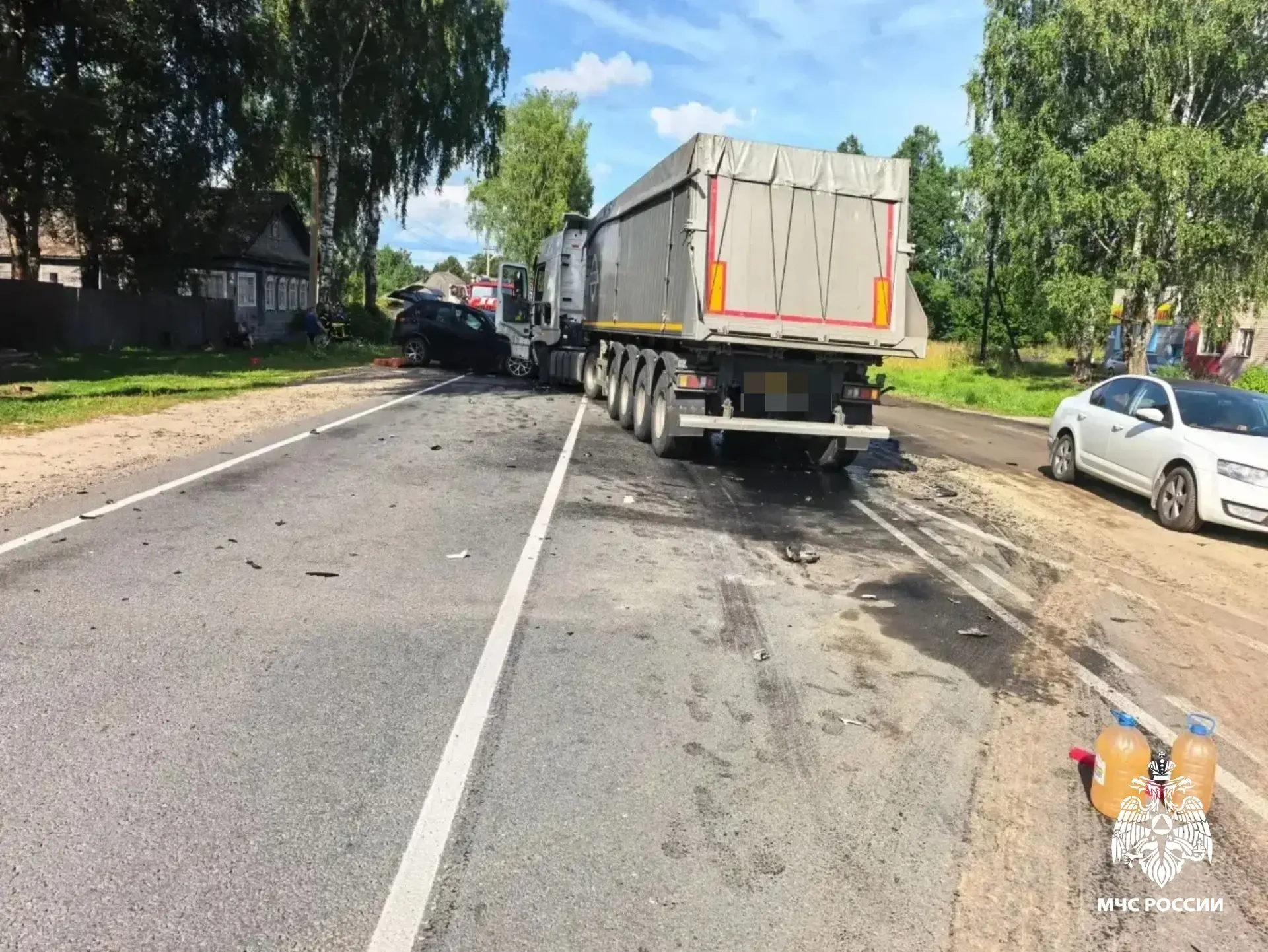 🚒 Сегодня сотрудники 2️⃣2️⃣ПСЧ ликвидировали последствия ДТП в районе населенного пунк...