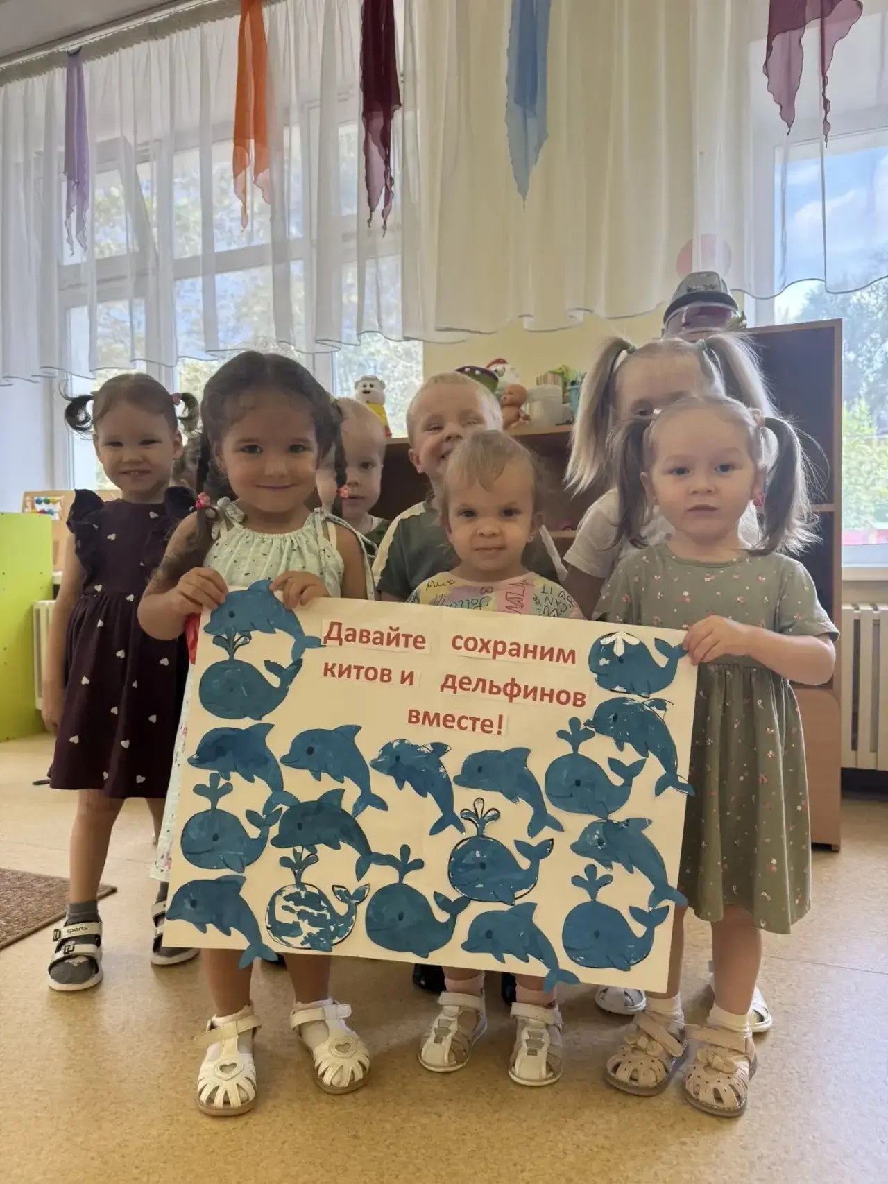 🐳 Международный день китов и дельфинов - 23 июля 🐬
С Днем дельфинов и китов,
Этих ласковых создани