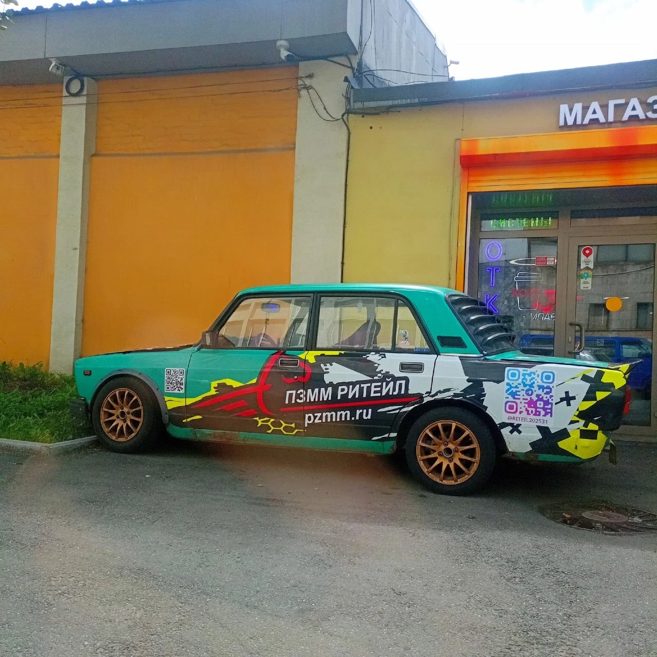 Продам дрифт-жигу, 2107, Нива мотор, вся подвеска под дрифт, заварка, ковш, руль, много...