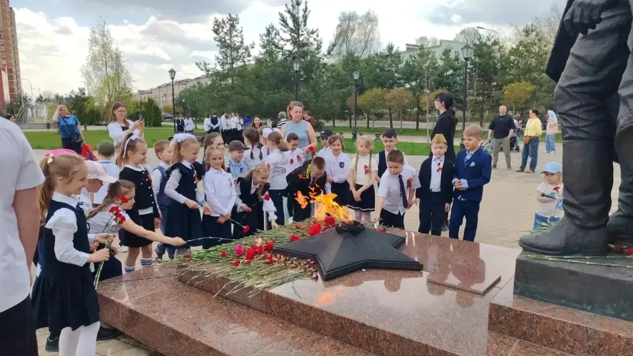В рамках «Марафона Победы» патриотическая акция «Я помню!» Корпус 1, на улице Чехова д. 8