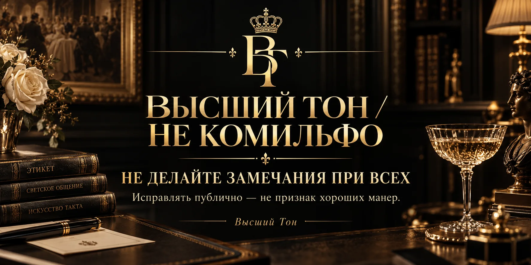 ⚜️ ВЫСШИЙ ТОН / НЕ КОМИЛЬФО