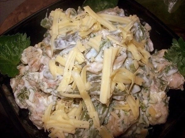САЛАТ C ФAСOЛЬЮ